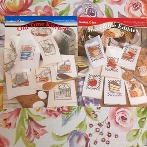 2 Cross stitch leaflets